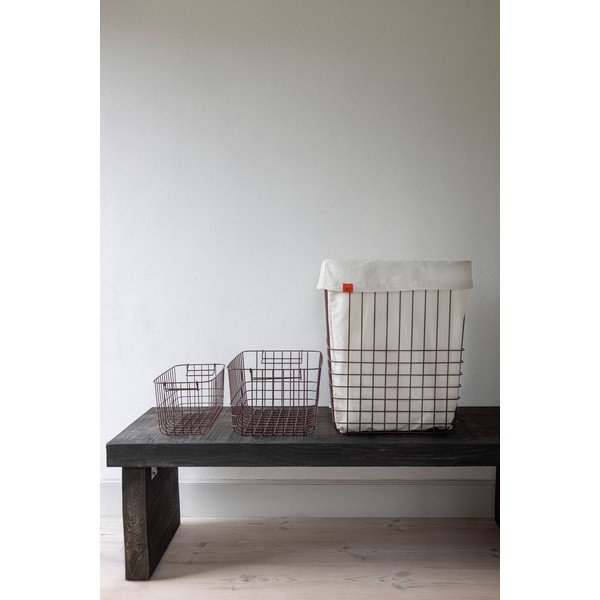 Bordowy metalowy kosz na pranie 64 l Store-It – Mette Ditmer Denmark-image-1