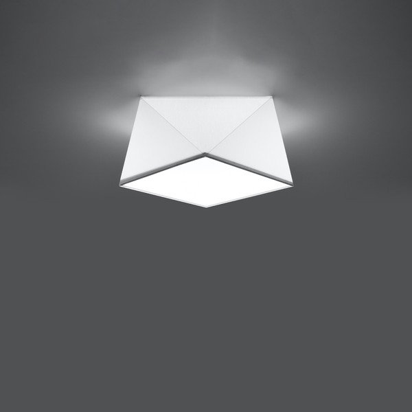 Biała lampa sufitowa 25x25 cm Koma – Sollux-image-1