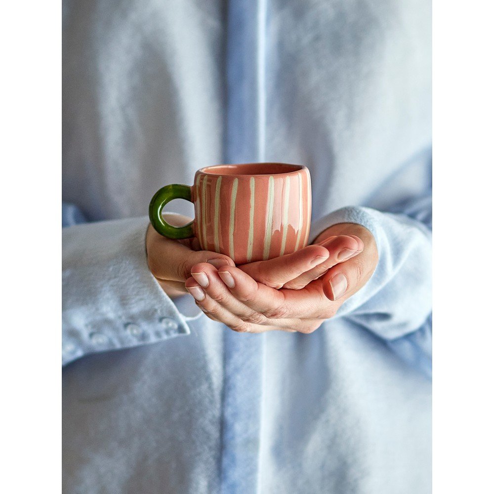 Różowy ceramiczny kubek dla dzieci 110 ml Nini – Bloomingville (zdjęcie 3)