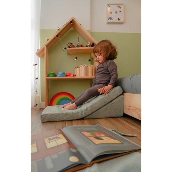 Jasnoniebieski sztruksowy piankowy plac zabaw Bloque Montessori – Little Nice Things-image-3