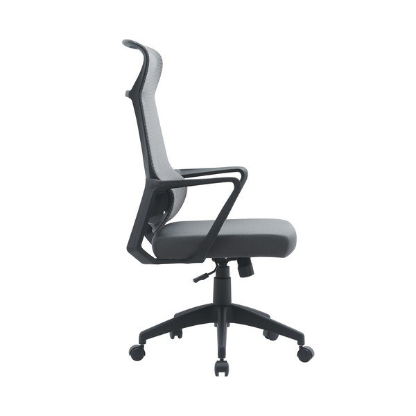 Szare tapicerowane krzesło biurowe Hoboken – Yes Everyday-image-2