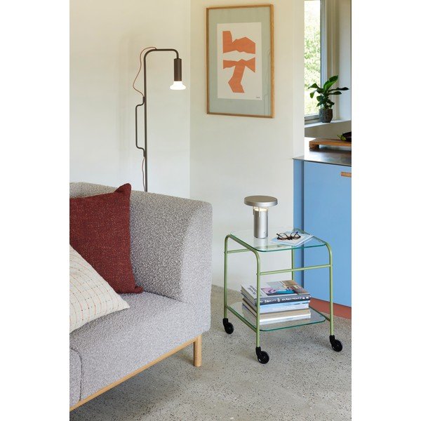 Brązowa lampa stojąca (wysokość 154 cm) Ido – Hübsch-image-2