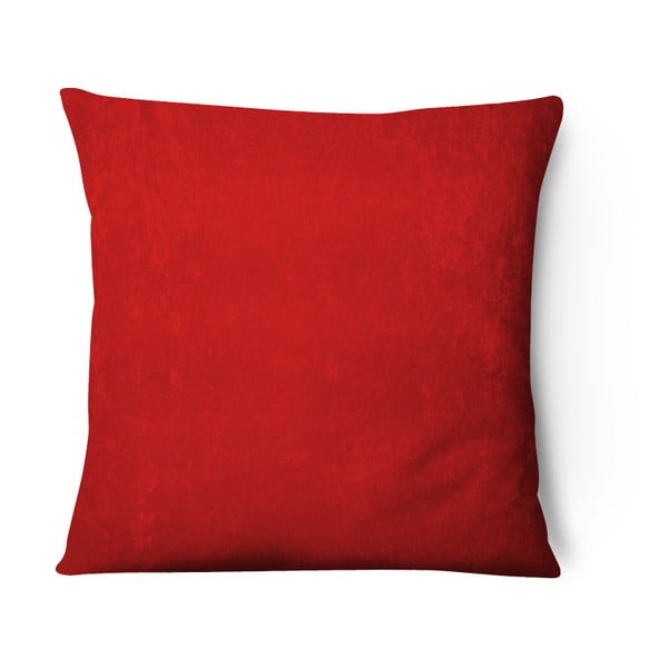 Czerwona aksamitna poszewka na poduszkę Series, 43x43 cm