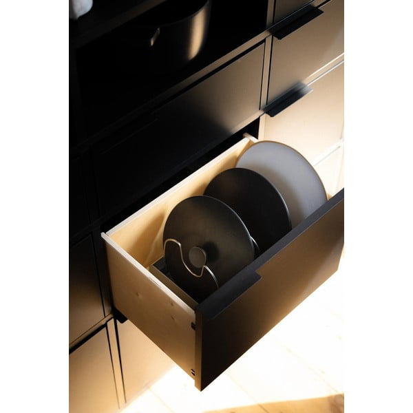 Szary organizer na pokrywki lub patelnie Joseph Joseph-image-1