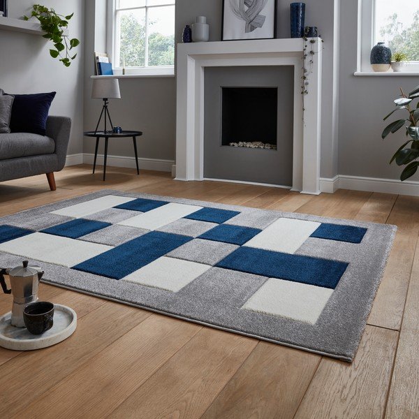 Niebiesko-szary dywan Think Rugs Brooklyn, 160x220 cm-image-2
