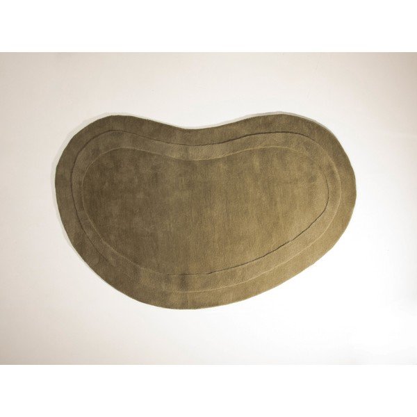 Wełniany dywan w kolorze khaki 150x230 cm Cloria – Micadoni -image-1