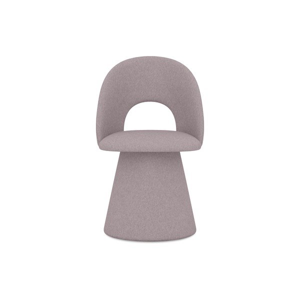 Lawendowy tapicerowany fotel jadalniany Kalo – Makamii-image-1