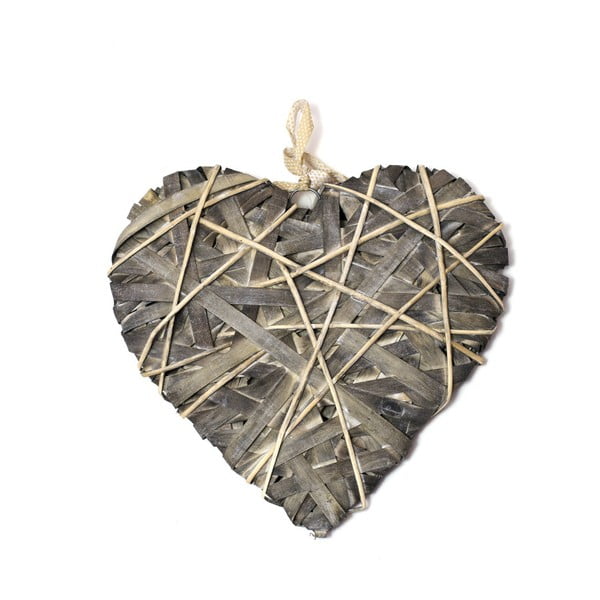 Serce dekoracyjne z materiałów naturalnych Ego Dekor, dł. 40 cm