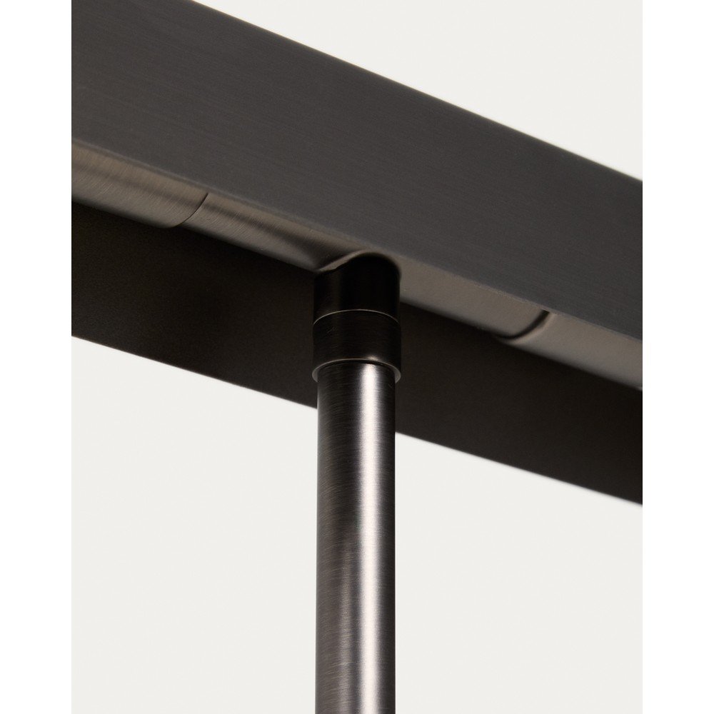 Czarna lampa stojąca (wysokość 121 cm) Lynor – Kave Home (zdjęcie 5)