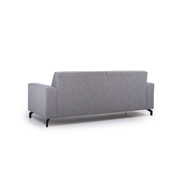 Szara sofa 3-osobowa Scandic Lesly-image-1
