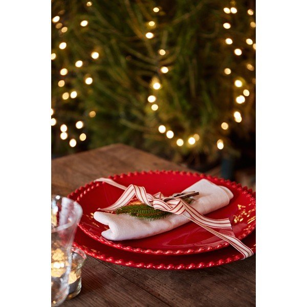 Kamionkowy talerz w kolorze rubinu Costa Nova, ø 28,4 cm-image-1