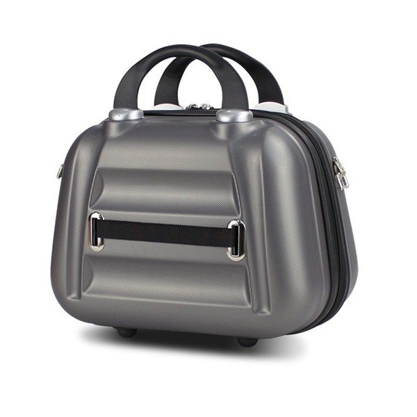 Szary kuferek podróżny My Valice SMART BAG LASSO Make Up & Hand Suitcase-image-2