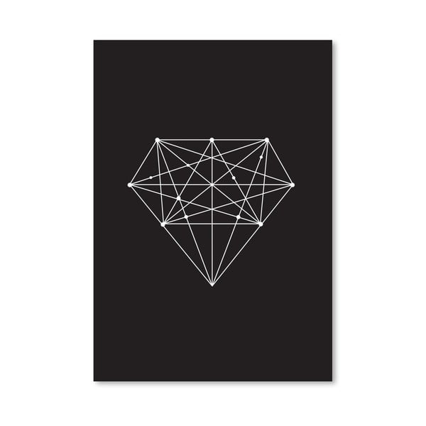 Plakat "Diamond Black", 42x60 cm
