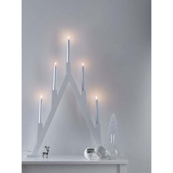 Biała dekoracja świetlna ze świątecznym motywem Bjurfors – Markslöjd