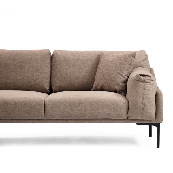 Beżowa sofa narożna Artie Leo, lewy narożnik-image-4