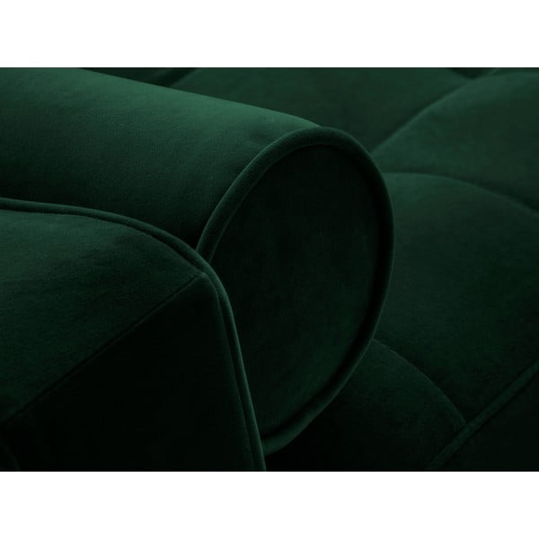 Zielona aksamitna rozkładana sofa Milo Casa Santo-image-1
