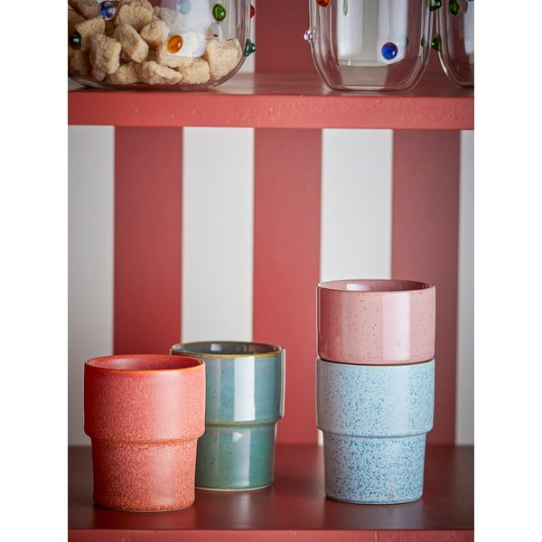 Kamionkowe filiżanki na espresso zestaw 4 szt. 150 ml Ewan – Bloomingville-image-2