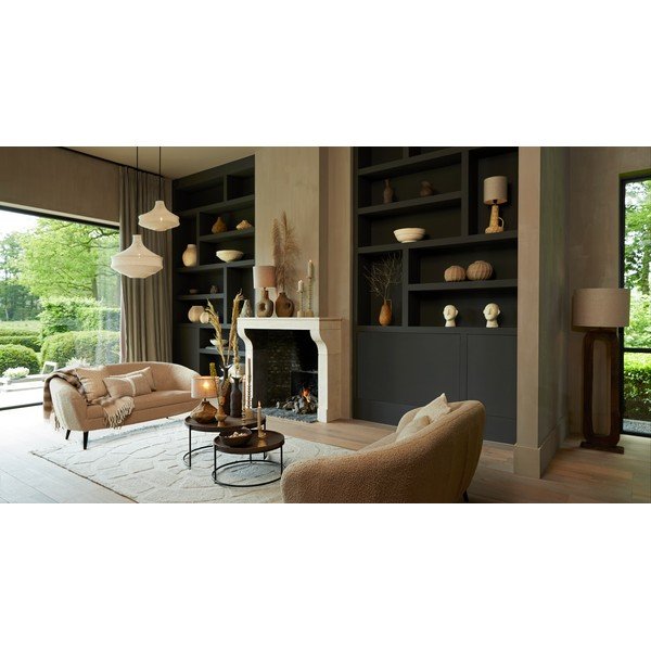 Kremowy abażur ø 60 cm Viggo – Light & Living-image-1