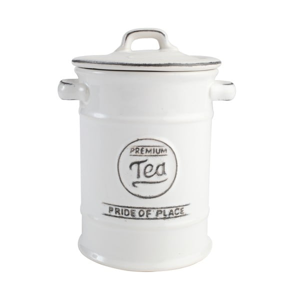 Biały pojemnik ceramiczny na herbatę T&G Woodware Pride of Place