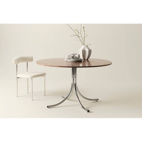 Metalowy okrągły stół ø 130 cm Chipley – Jotex-image-2