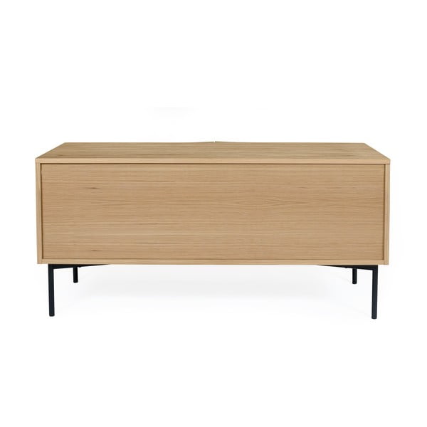 Brązowa komoda w dekorze drewna dębu Woodman Flop, 65x120 cm-image-3