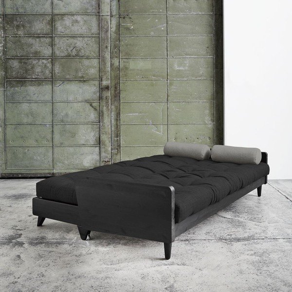 Sofa rozkładana Karup Indie Black/Dark Grey/Granite Grey-image-2