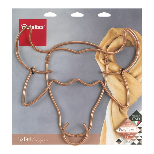 Wieszak w kształcie bawoła Metaltex, szer. 34 cm-image-2