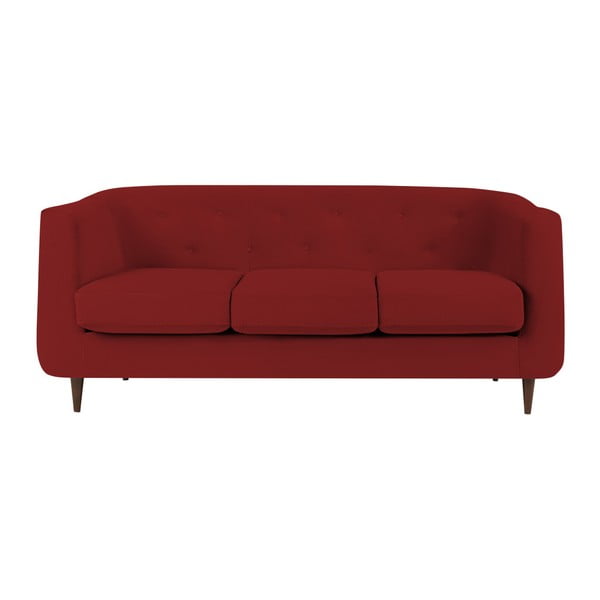 Czerwona sofa Kooko Home Love, 175 cm