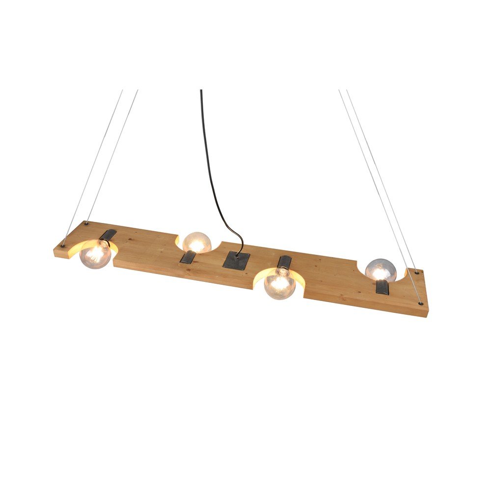 Lampa wisząca w naturalnym kolorze Tailor – Trio (zdjęcie 7)
