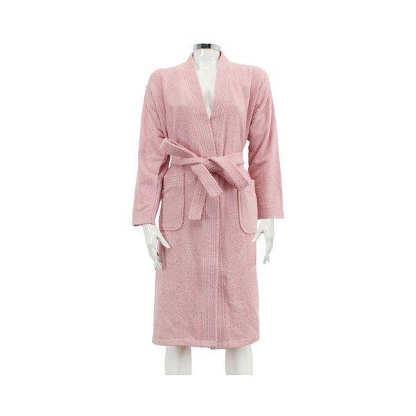 Pudrowy szlafrok damski Foutastic, rozm. S/M-image-1