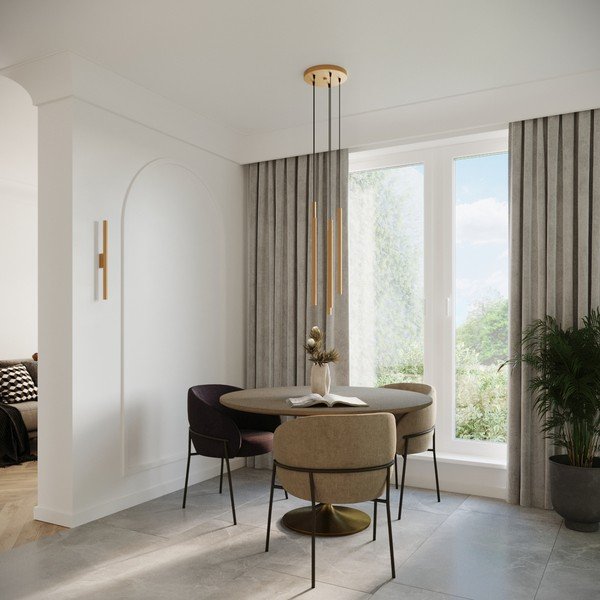 Kinkiet w kolorze złota ø 2,5 cm Fideus – Sollux-image-4