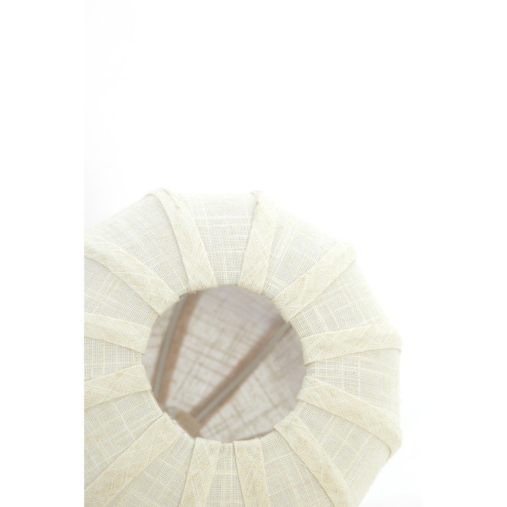 Kremowa lampa wisząca z tekstylnym kloszem ø 50 cm Tufia – Light & Living (zdjęcie 6)