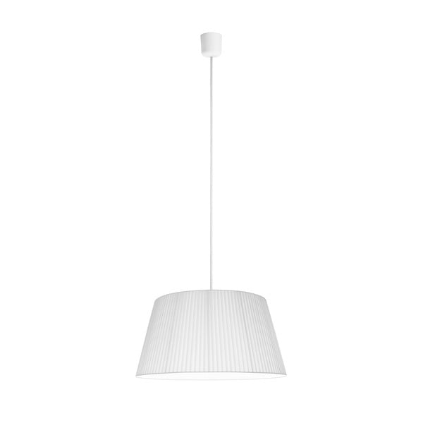 Biała lampa wisząca Sotto Luce KAMI, Ø 45 cm