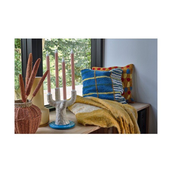 Żółta narzuta na łóżko jednoosobowe 130x200 cm Styles – Villa Collection-image-2