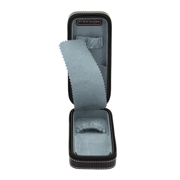 Czarny futerał na zegarek Friedrich Lederwaren Bond-image-3