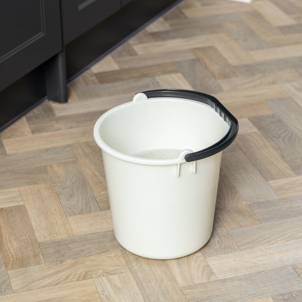 Beżowe wiadro plastikowe 9 l – Addis-image-1