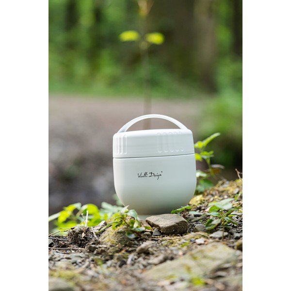 Biały termos na jedzenie ze stali nierdzewnej 680 ml Fuori – Vialli Design-image-4