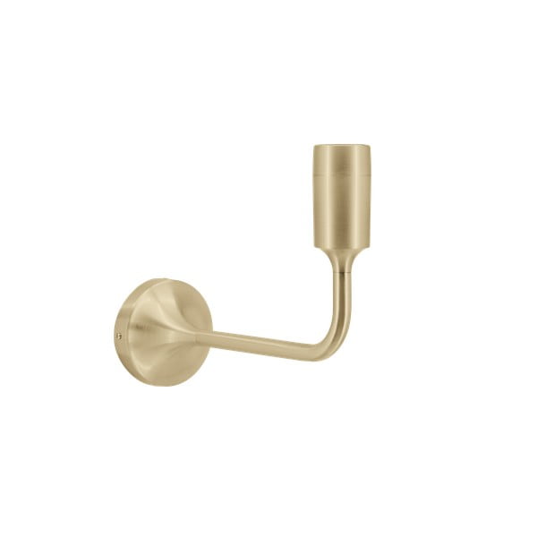 Metalowy kinkiet bez klosza w kolorze mosiądzu Santé – UMAGE