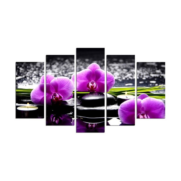 Obraz wieloczęściowy Purple Blossom