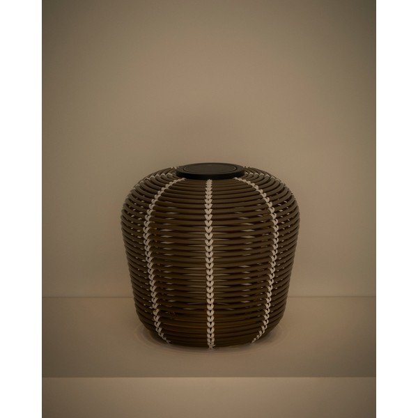 Lampa zewnętrzna stołowa/przenośna LED solarna/na USB ø 35 cm Garoina – Kave Home-image-4