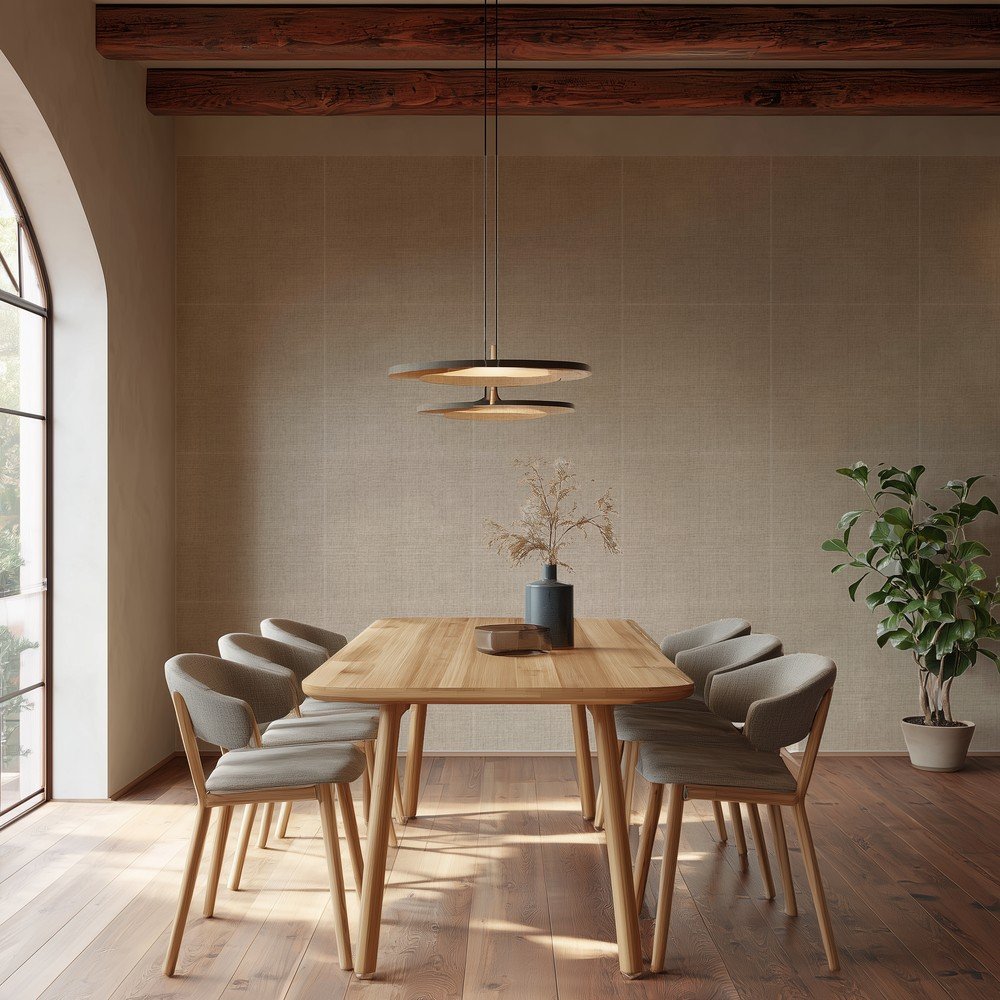 Tekstylne panele akustyczne zestaw 2 szt. 60x60 cm Light Linen – Styler (zdjęcie 3)