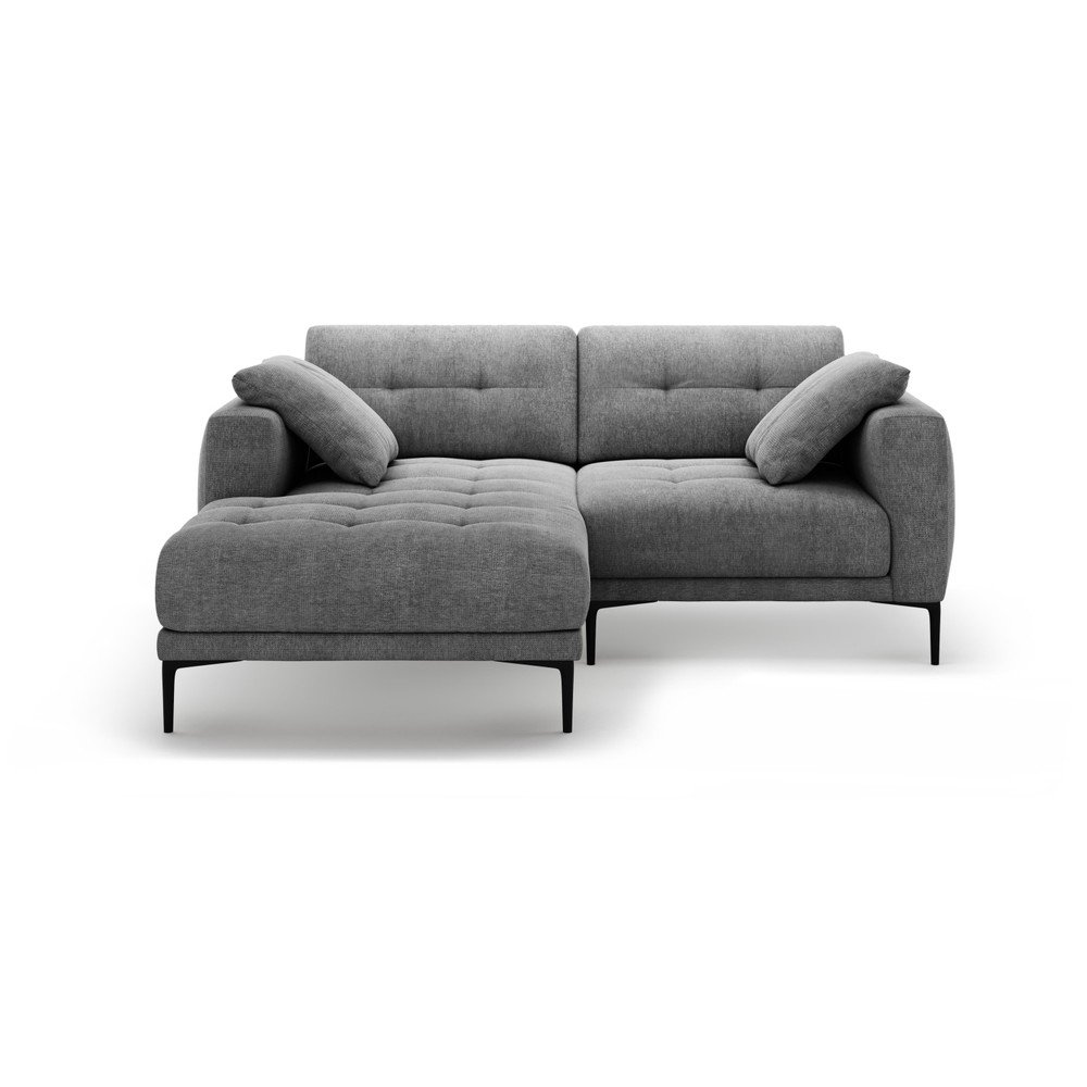 Szary narożnik (lewostronny/z szezlongiem) Bemy – Micadoni