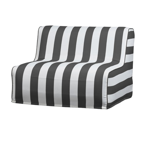 Czarno-biały dmuchany fotel ogrodowy Sit On Air – vtwonen