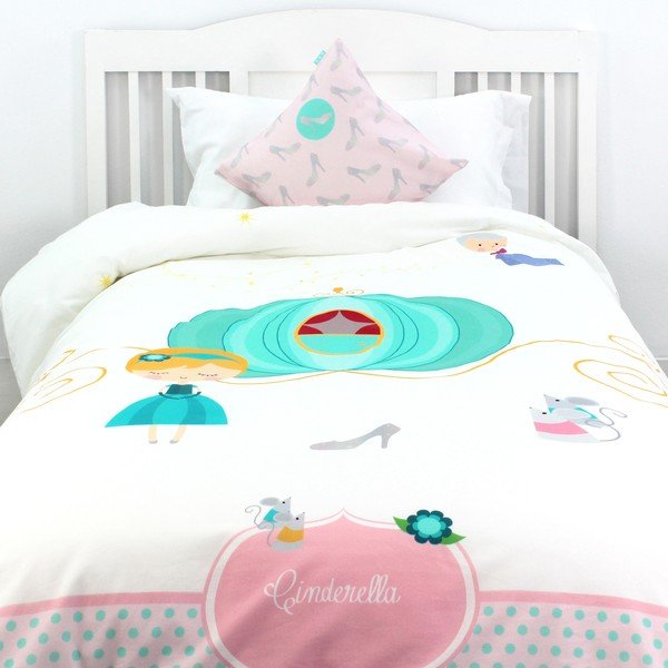 Dziecięca pościel bawełniana z poszewką na poduszkę Mr. Fox Pumpkin, 140x200 cm-image-2