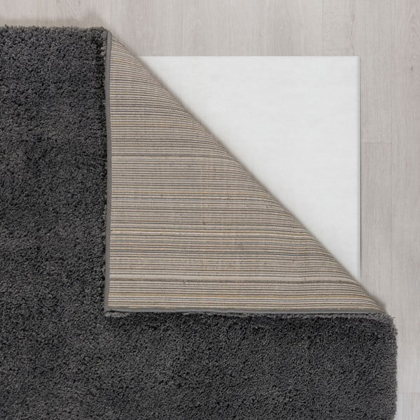 Antracytowy dywan 200x200 cm – Flair Rugs-image-1