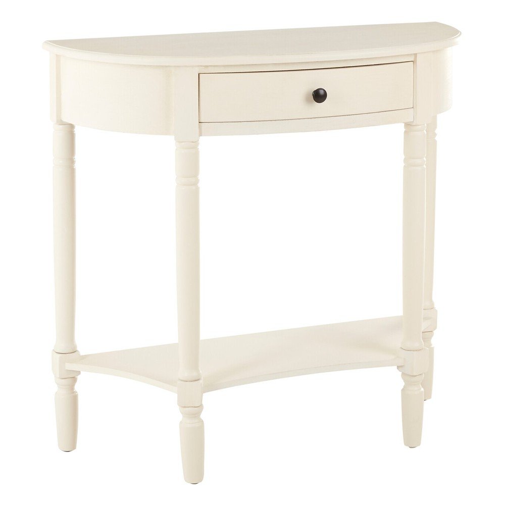 Biała konsola z litego drewna sosnowego 33x81 cm Heritage – Premier Housewares