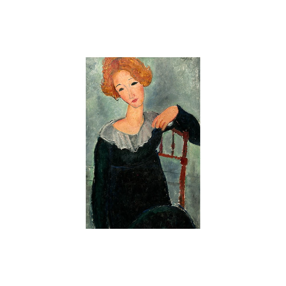 Reprodukcja obrazu Amedea Modiglianiego Woman with Red Hair – Fedkolor, 40x60 cm