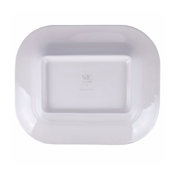 Ceramiczny talerz do serwowania VDE Tivoli 1996 Face to Grey, 43,5 x 35,5 cm-image-3