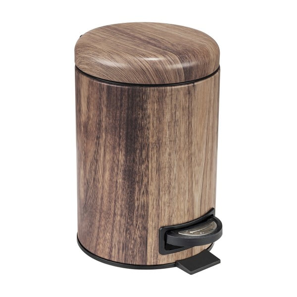 Stalowy kosz na śmieci z pedałem 3 l Acacia – Wenko-image-2