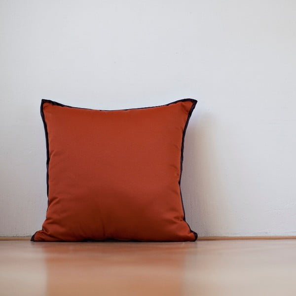Poduszka z wypełnieniem Orange Saten, 50x50 cm
